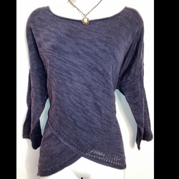 Anthropologie Sweaters - ANTHROPOLOGIE MOTH LONG BLUE SWEATER SZ LARGE
